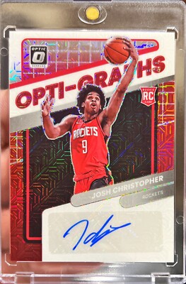 2021-22 Optic Josh Christopher Opti-Graphs Rookie Signatures Choice Auto #OG-JCH