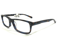 Dragon Eyeglasses Frames DR130 422 JOSH Blue Brown Horn Rectangle 55-16-145