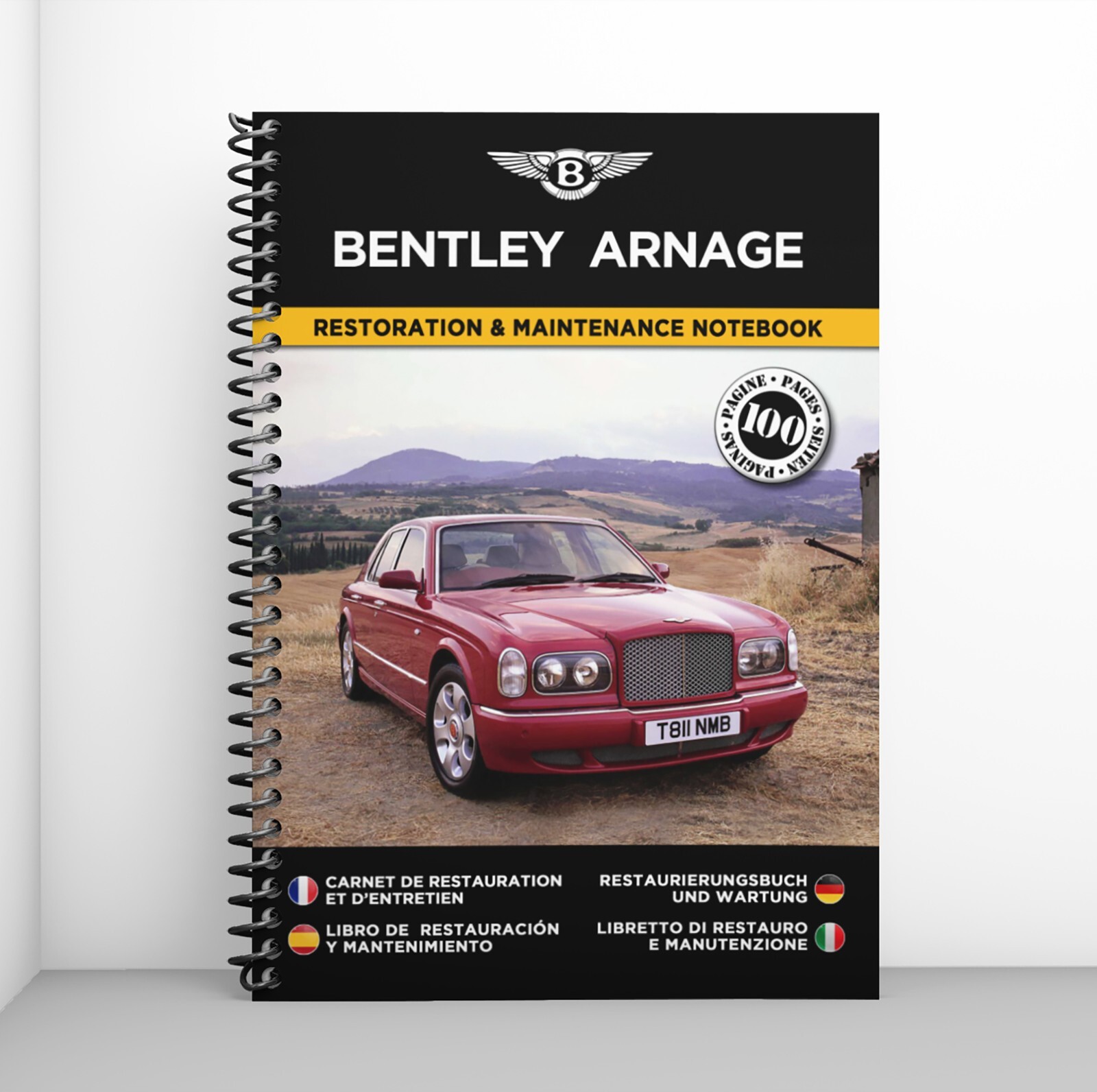 Carnet de restauration Bentley Arnage pour immortaliser vos sessions de mécanique vintage