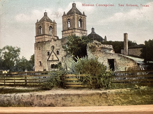 Mission Concepcion: San Antonio, TX - Vintage Postcard - Picture 2 of 3