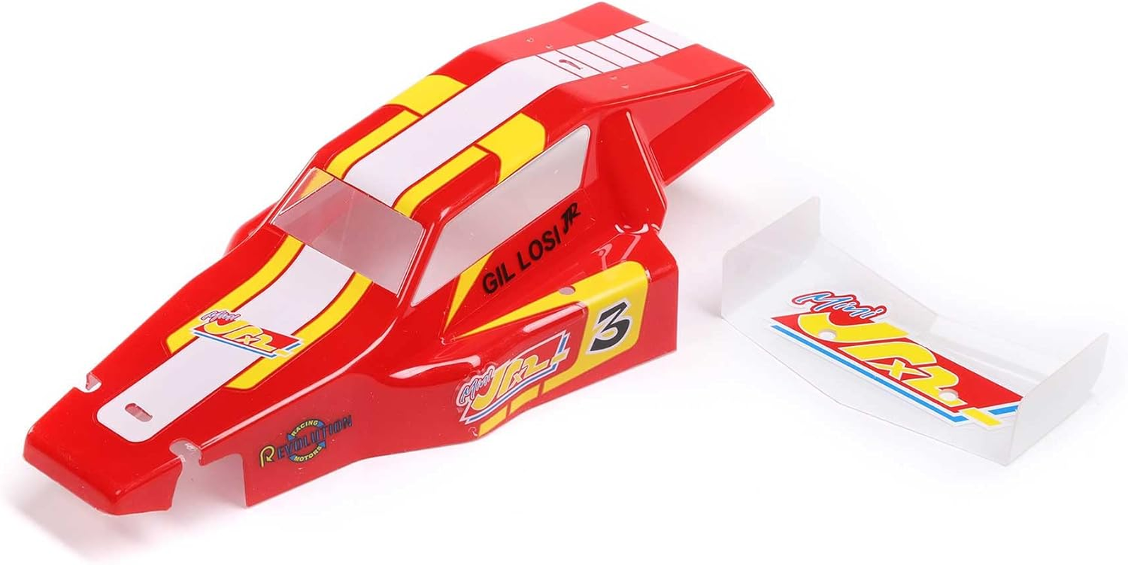 Body & Wing Red Mini JRX2 LOS210026 Car/Truck Bodies Wings & Decals