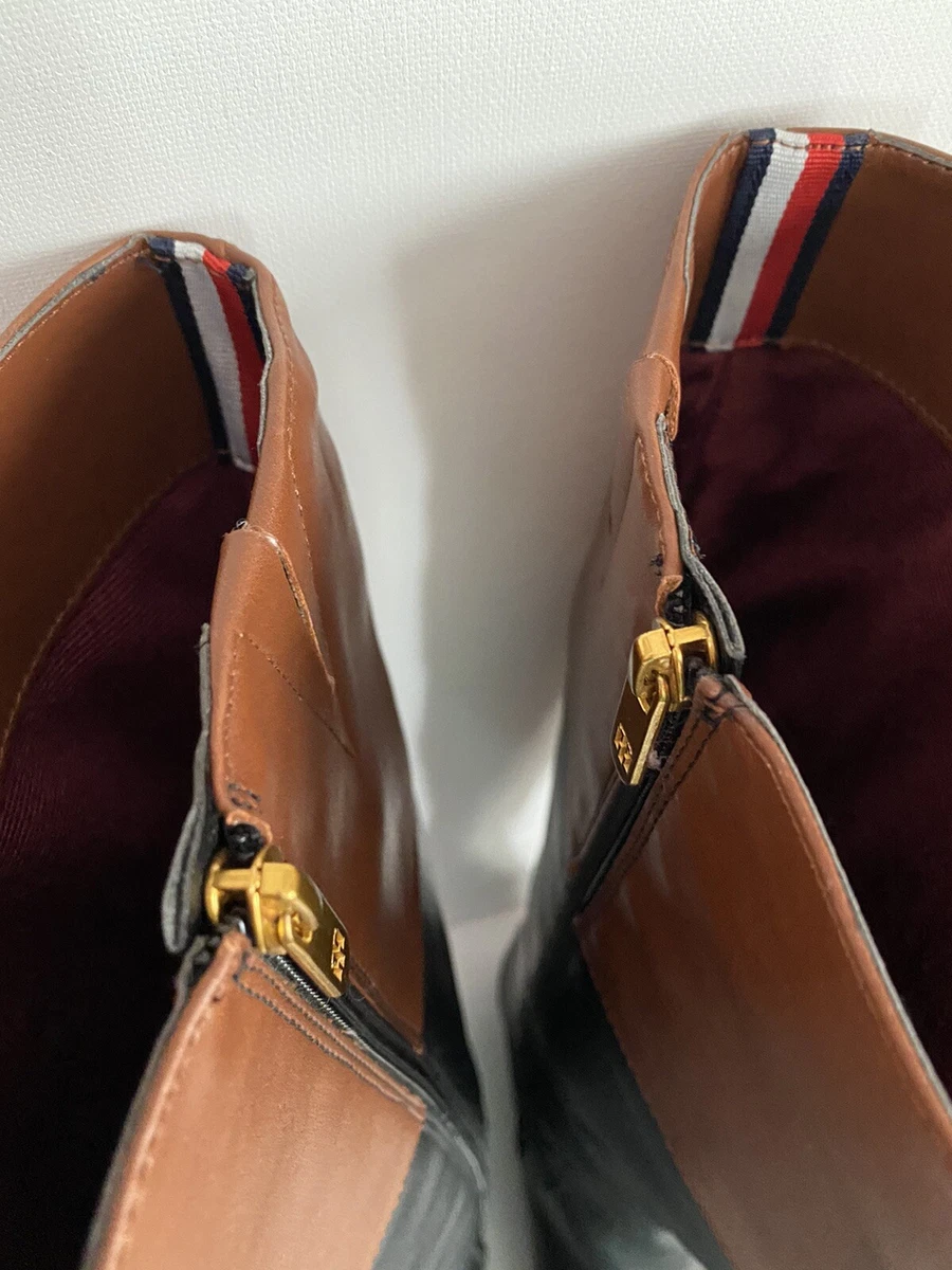 Tommy Hilfiger Two Toned Riding Boots eBay