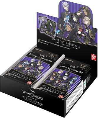 Disney Twisted Wonderland Metal Card Collection 2 Pack Ver Box
