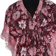 Floral Hand Block Kaftan Woman Party Wear Dress Cotton Caftan Special Boho Print