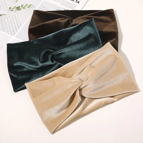 Fashion Women Lady Velvet Turban Twisted Knot Hair Band Twist Head Wrap Headban❥ - Picture 7 of 23