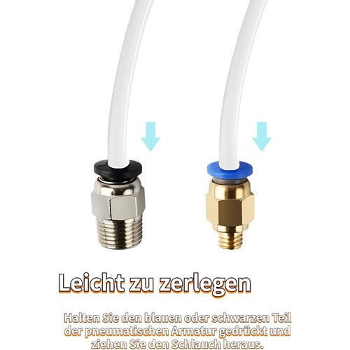 5 Meter PTFE Schlauch 2,5mm x 4mm für Bambulab A1/A1 Mini/P1P/P1S/X1C - Afbeelding 7 van 7