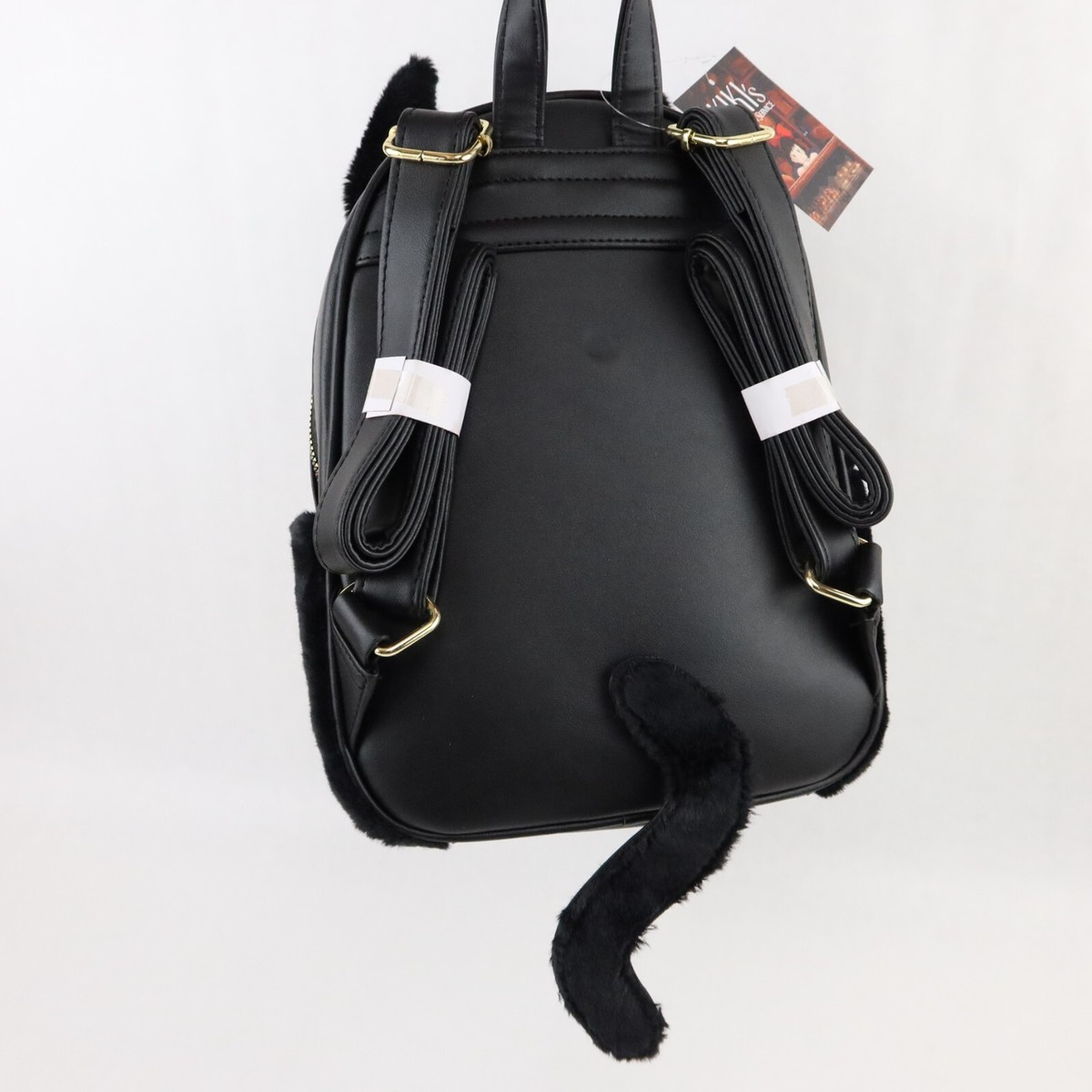 【✨Kiki✨】イルビゾンテ　レザー ブラック バックパック フラップ付き ✨Kiki様専用✨】イルビゾンテ レザー ブラック バックパック