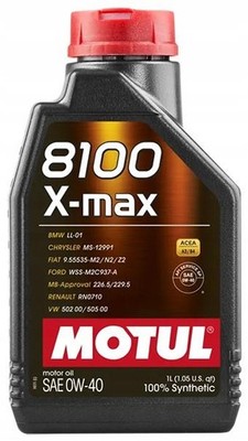 MOTUL 8100 X-MAX 0W40 - 1L