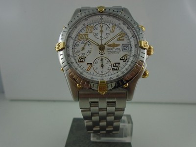 Breitling Chronomat B13350 Full Set Automatic Chronograph frische Revision