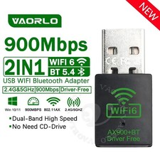 Wifi 6 AX900M 802.11AX  Bluetooth Mini USB Dongle Dual Band for PC Win 10/11