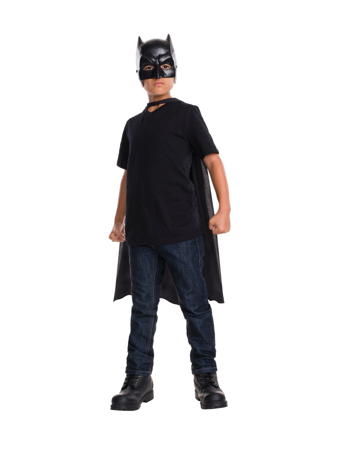 Kids Batman Cape Mask DC Comics Bruce Wayne Superhero Fancy Dress Halloween