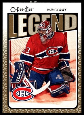 2009-10 O-Pee-Chee #598 Patrick Roy Montreal Canadiens Hockey Card