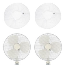 2 Pcs Fan Dust Cover 16"-20'' - Dustproof Fan Mesh Cover Protector, White