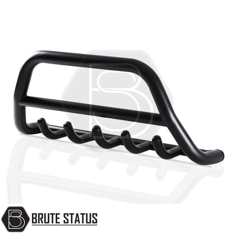 Isuzu D-Max 2021+ Bull Bar negro mate (protector de parachoques de empuje barra de ciudad) - Imagen 4 de 4