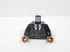 LEGO Disney Black Suit w/ Black Tie Printed Torso Minifig N12
