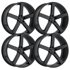 Set-4 Cavallo Clv-5 24x10 Blank 20mm Gloss Black Wheels Rims 24 Inch Set-4 Cavallo Clv-5 24x10 Blank 20mm Gloss Black Wheels Rims 24 Inch