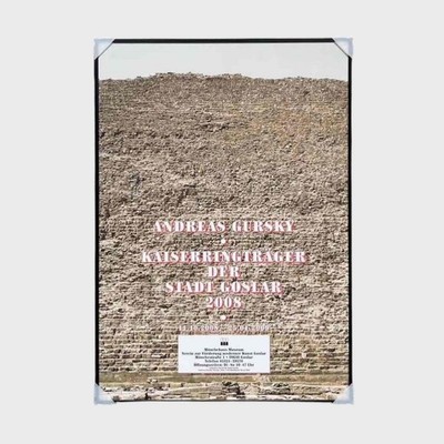 ANDREAS GURSKY Exhibition Poster ''Cheops Pyramid, Giza'' genuine