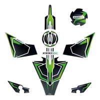 Kit Tank Full Aufkleber 3D Motorrad Kompatibel Mit Kawasaki Ninja 1000 SX 2021-2