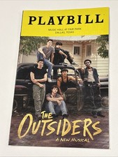 THE OUTSIDERS Apr 2025 Broadway Musical TOUR Playbill! KNOXVILLE Tennessee Thtr!