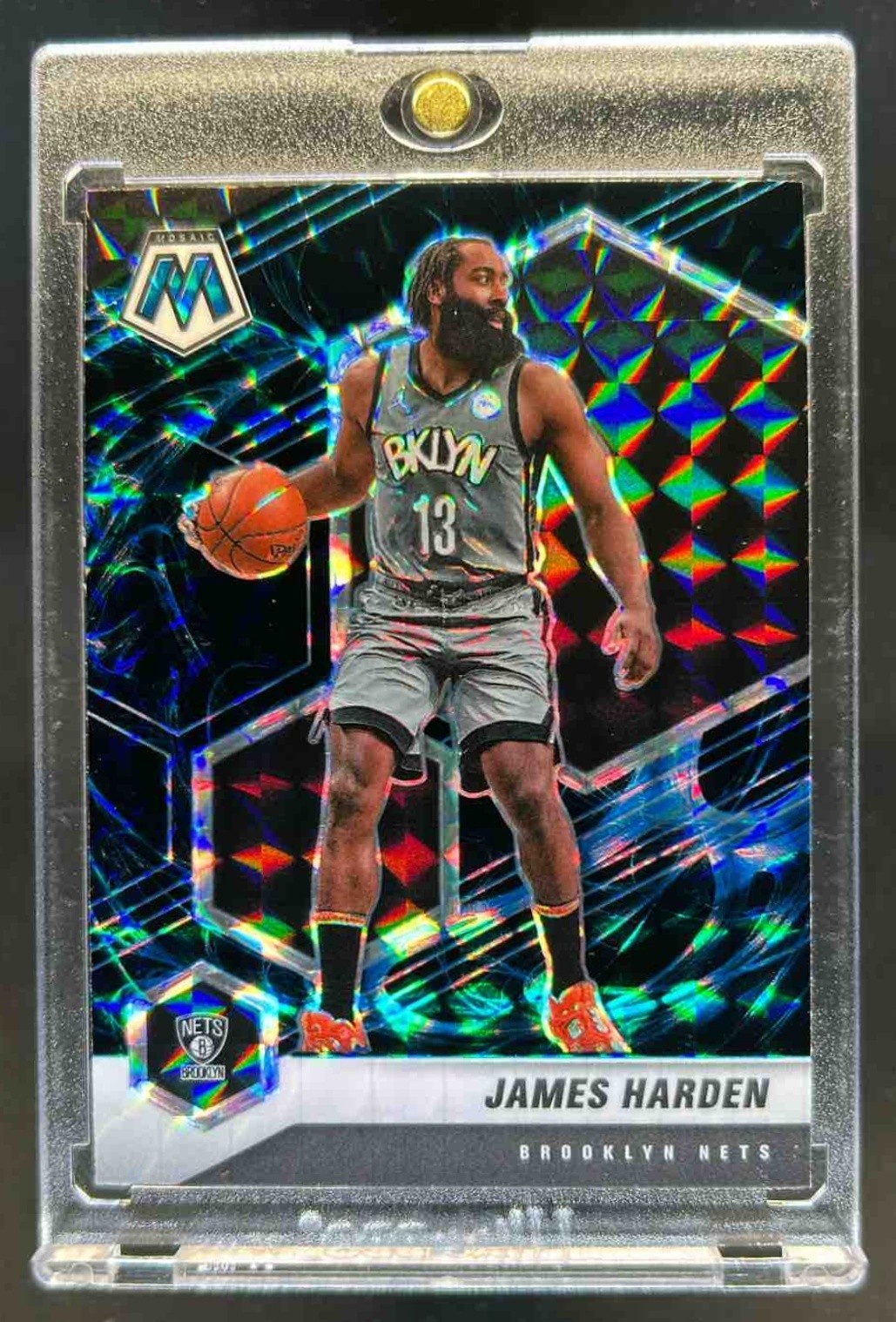 2020-21 Mosaic James Harden SP Genesis #173 Nets