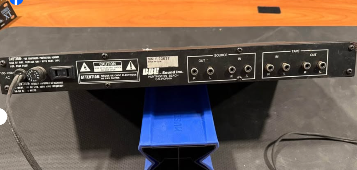 【USED】BBE SONIC MAXIMIZER Model 1002 BBE Sonic Maximizer Model 1002 – Vintage Rackmount Signal