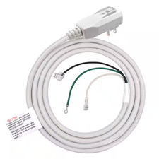 7.5Ft. 120V 15Amp 1800W LCDI Power Cord Plug for Air Conditioner,Leakage Current