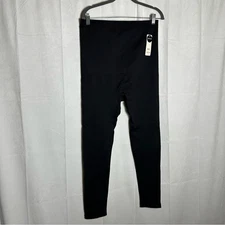 NWT Empetua Shapermint Black High Waisted Shaping Leggings Size XXL