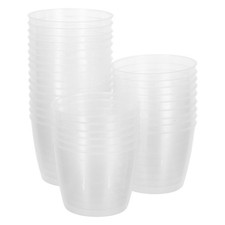 30pcs Rice Measuring Cups For Cooker - 160ml Transparent Plastic Laundry Cup