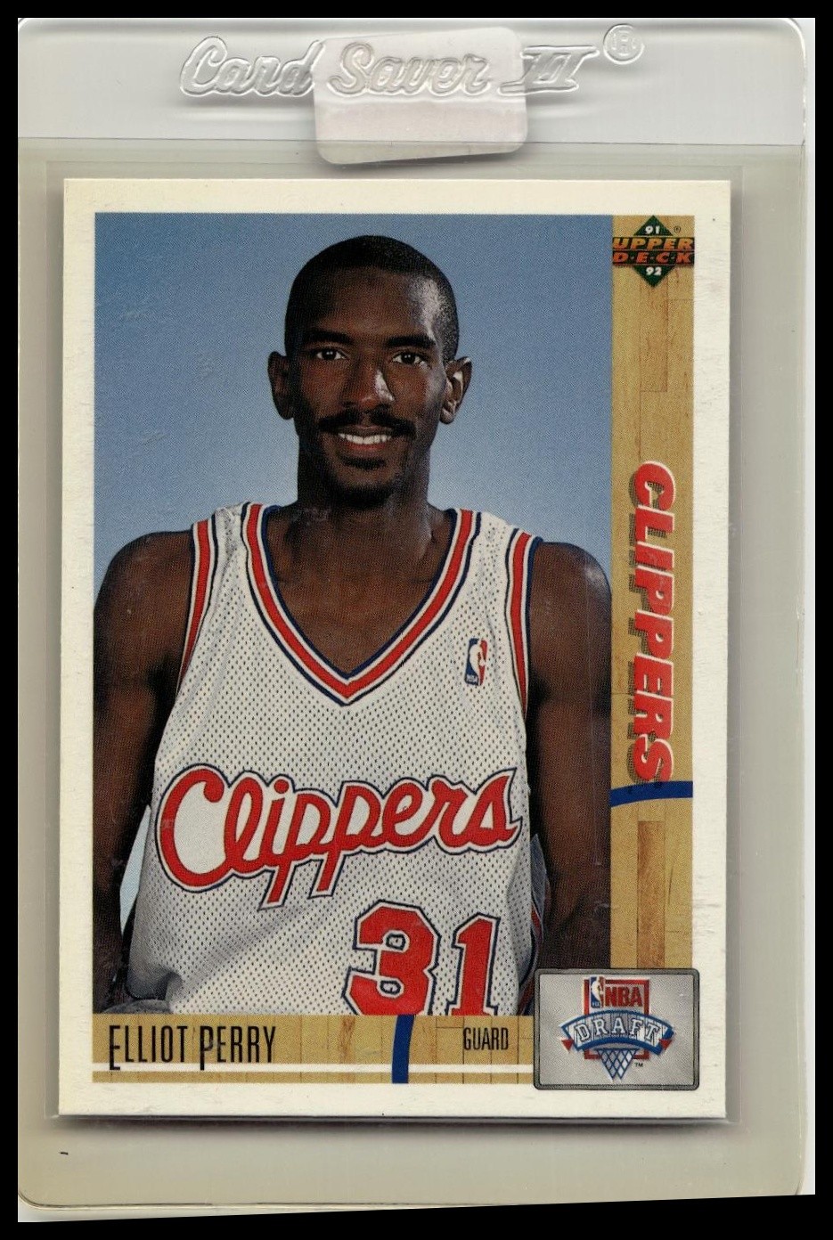 1991-92 Upper Deck #18b Elliot Perry