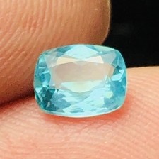 0.80carats Apatite Blue color  Top quality Faceted cut   Gemston@Africa
