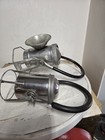 Lot of 2 Vintage Battery Electric Railroad Lanterns, Early Ecolite, later Conger — photo 10