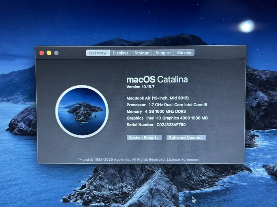 Apple MacBook Air 13 Inch Laptop 2012 Core i5 1.7Ghz 4GB Ram 64GB SSD - Image 4 of 4