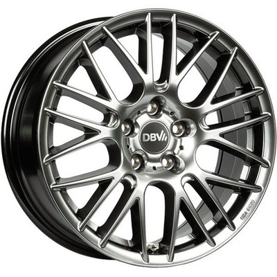4x Alufelgen DBV 5KS 003 für Nissan Primera P12 17 Zoll Felgen