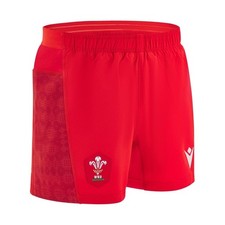 RUGBY WALIA - MATCH SHORTS SPODNIE HOME - MACRON - Sezon 2025/26