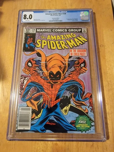 AMAZING SPIDER-MAN # 238 CGC 8.0 WHITE PAGES 1983 1st App of Hobgoblin Newsstand