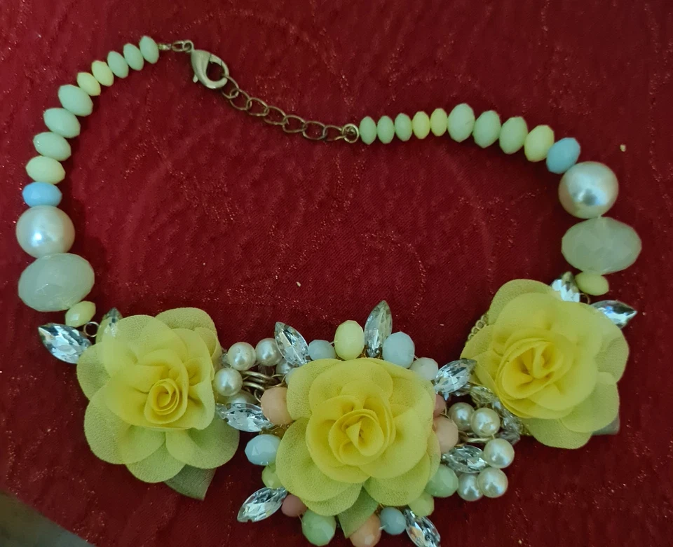 AMEN CLFLLIBBZ3 Collana con Fiore e Zirconi per Donna - Argenta - Immagine 2 di 3