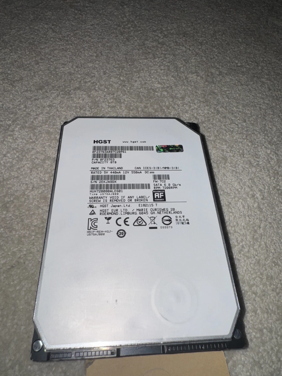 25+ HGST 8TB Computer Internal Hard Disk Drives for sale | Updated