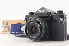 Late Model TOP MINT Canon F-1 Body FD 35mm f/2.8 Lens Film Camera From JAPAN