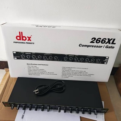 DBX 266xs Dual Channel Compressor Gate Dynamics Processor w/ Side Chain Insert