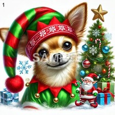 Chihuahua Acrylic Round Christmas Ornament CHOICE 