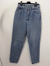 Vintage Gitano Mom High Waist Tapered Womens Jeans Size 12 Long Blue Medium Wash