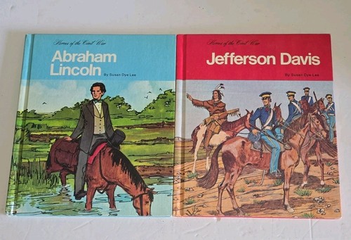 Lot of 2 Books Children's Press Heroes of the Civil War A. Lincoln J. Davis 1978 - Foto 1 di 12