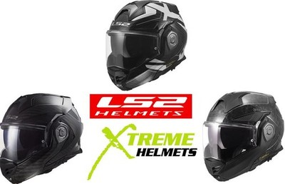 LS2 Advant X Carbon Helmet Modular Convertible Pinlock Inner Shied ECE XS-3XL