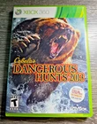 Cabela's Dangerous Hunts 2013 (Microsoft Xbox 360, 2012) Complete W/ Manual CIB