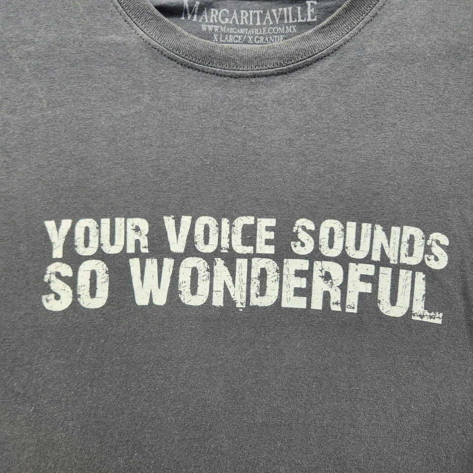 Margaritaville Caribbean Soul Tour Men’s Black White  T-shirt Size XL 100 % Cott - Image 4 of 4