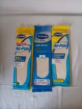 3 Pair of Dr Scholls Air-Pillo Insoles Men 7-13 Women 5-10 Memory Foam Insert