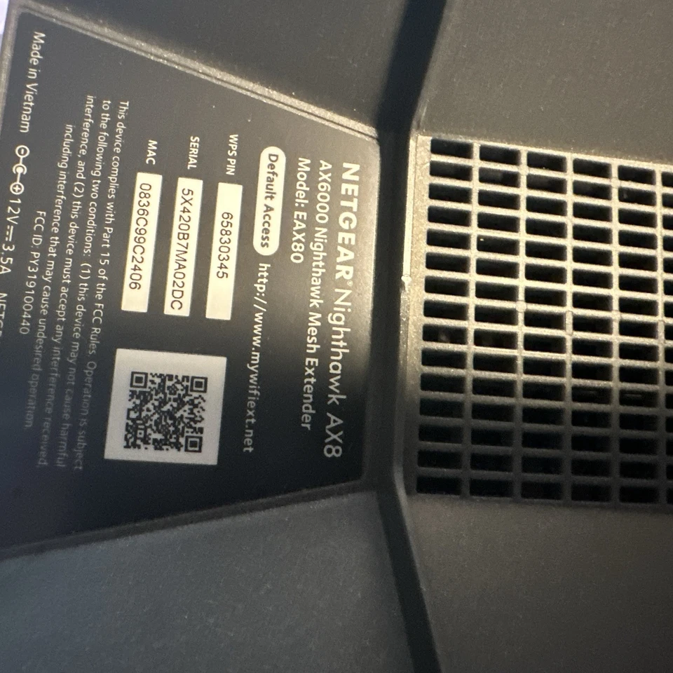 Netgear Nighthawk AX8 - AX6000 cax80 Cable Modem, Built-in WiFi 6 Router - Black - Image 3 of 4