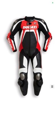 Ducati Motorrad Rennen Rüstung Schutz Biker Sport Leder Replik Herren Custome