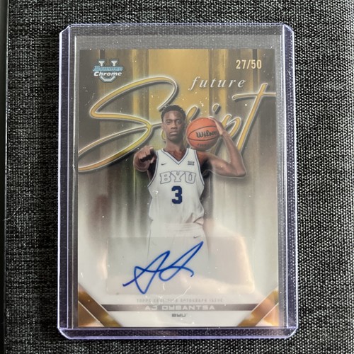 AJ Dybantsa #FS-AD — 2025 Bowman Future Script basketball card