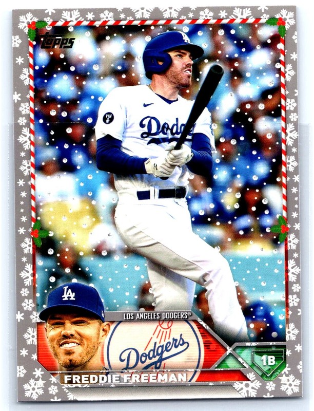 2023 Topps Holiday FREDDIE FREEMAN #H134 Grey Holiday